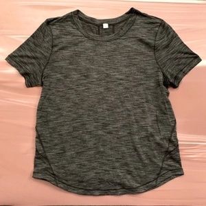 lululemon heather grey athletic tee